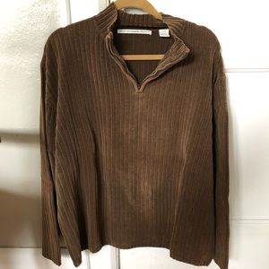 Olive/Brown soft sweater Men’s